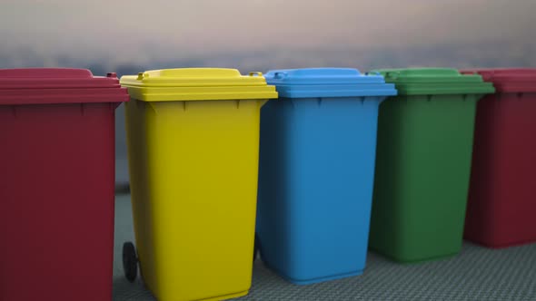 the concept of sorting and separate garbage collection systems