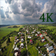 Aerial Neighborhood in Summer Day Aerial Neighborhood in Summer Day - VideoHive Item for Sale