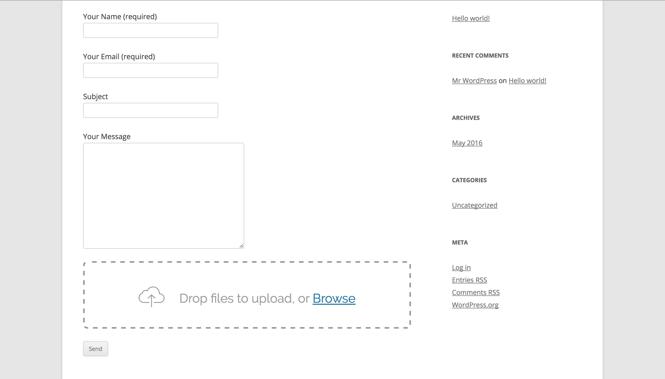 Drop Uploader for CF7 - Drag&Drop File Uploader Addon by borisolhor