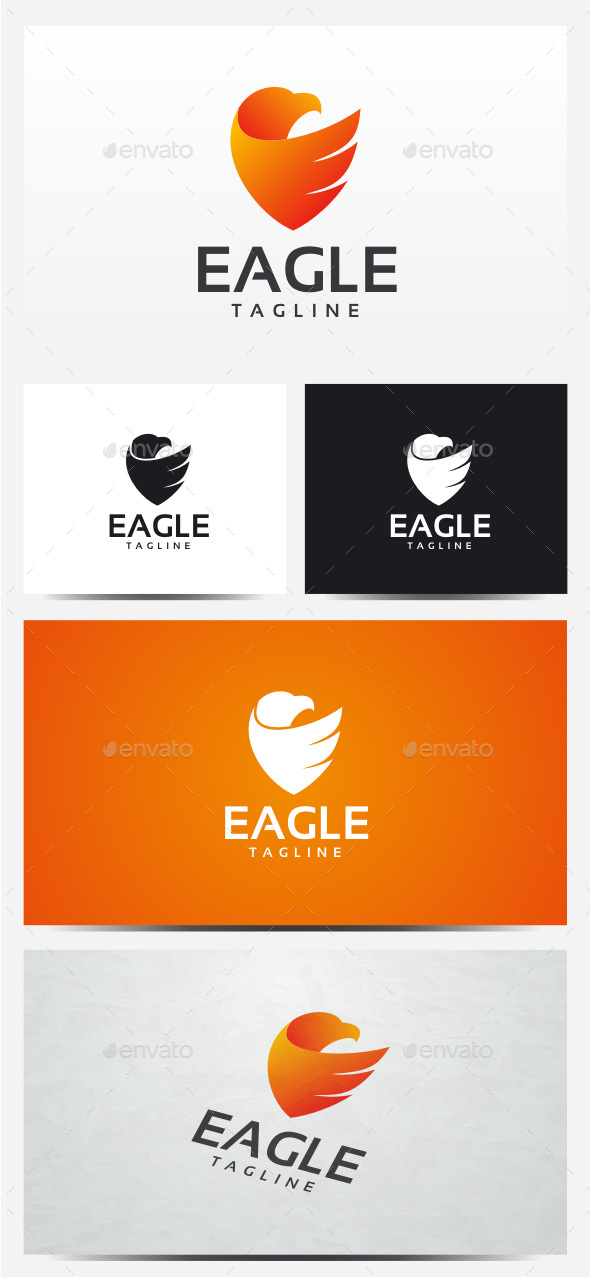 Eagle Wing logo - Animals Logo Templates