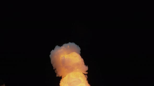Fire explosion in super slow motion.  Shot on Phantom Flex 4K high speed camera.