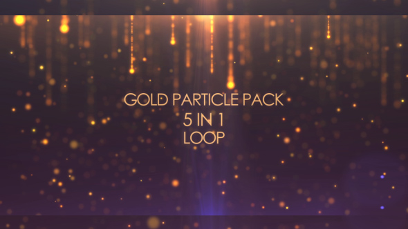 5 in 1 Gold Particle Pack