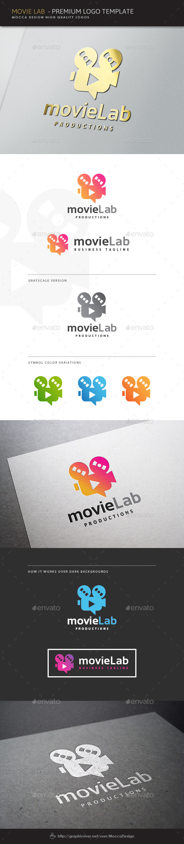 Movie Lab Logo - Objects Logo Templates