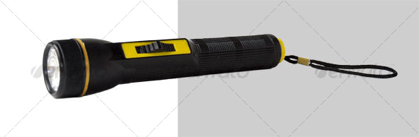 Flashlight - Industrial & Science Isolated Objects