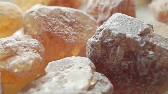 Big Crystals Of Brown Sugar, Stock Footage | VideoHive