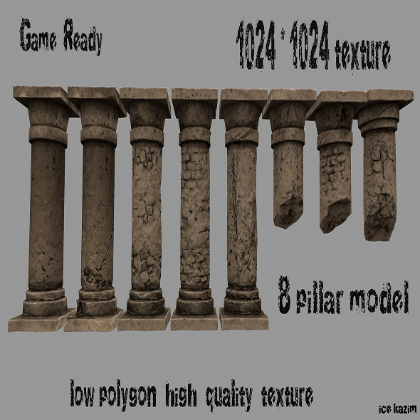 Pillar_Set - 3Docean 16710931
