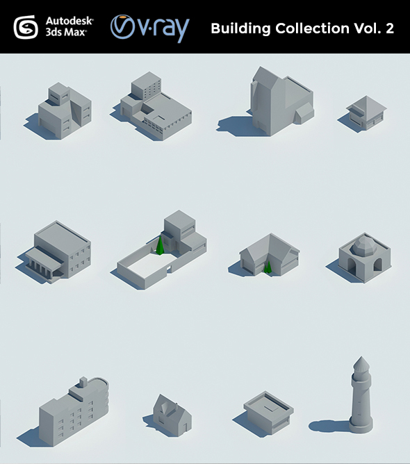 Building collection Vol. - 3Docean 16711589