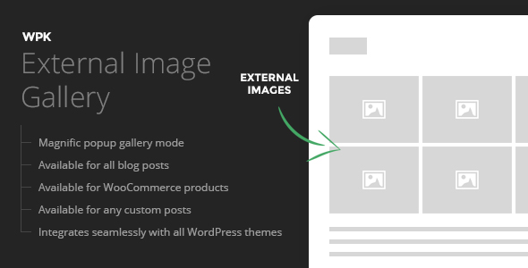 WPK External Images Gallery - CodeCanyon Item for Sale