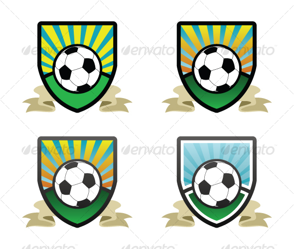 Soccer Shield / Emblem - Sports/Activity Conceptual