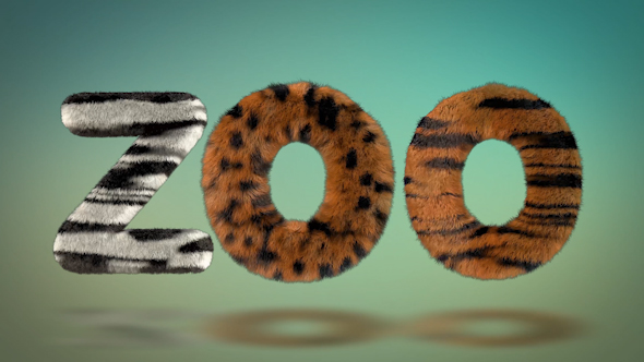 Hairy Zoo Text - VideoHive 16720729