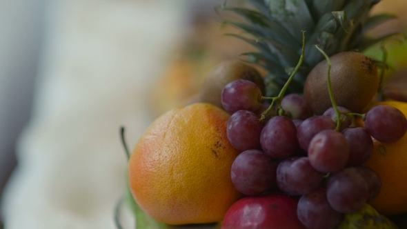 Beautiful Dynamic View Of Healthy Fruits Food alt