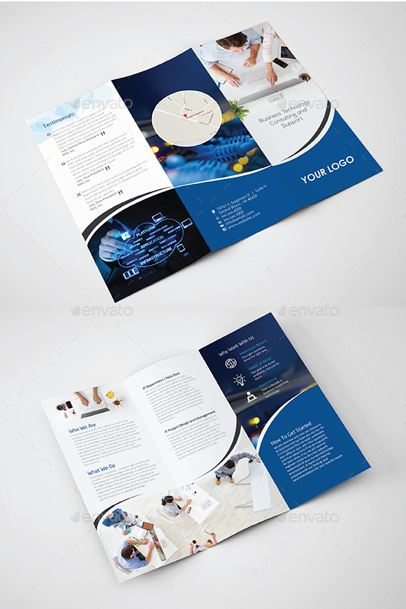 Business IT technology - Print Templates