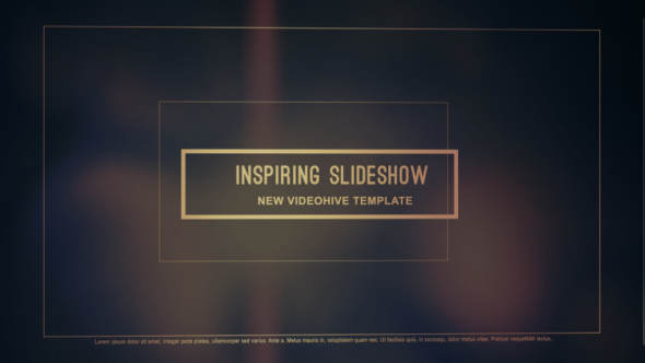 Inspiring Parallax Slideshow - VideoHive 16724959