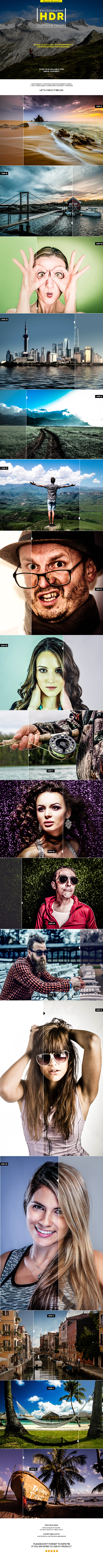 Photography HDR Lightroom Presets - HDR Lightroom Presets