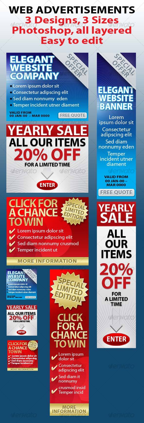 Web Advertisements/Banners - Miscellaneous Web Elements