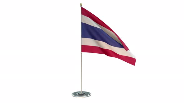 Thailand Office Small Flag Pole
