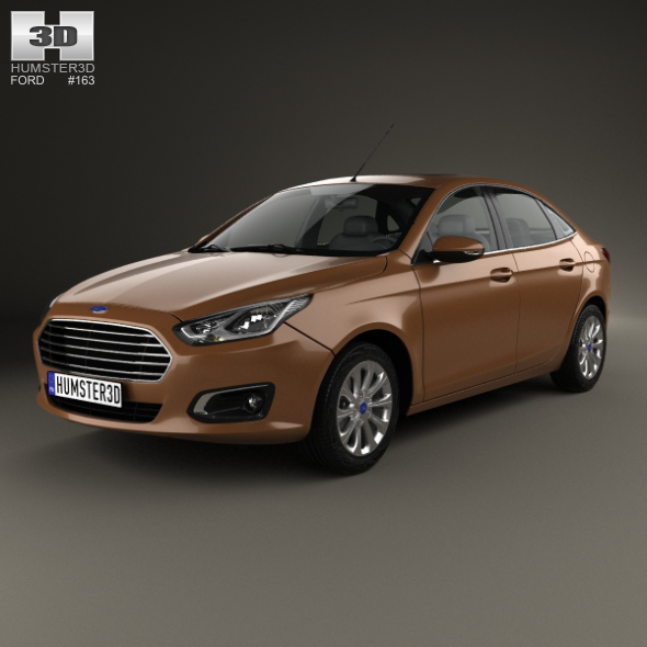Ford Escort 2014 - 3DOcean Item for Sale