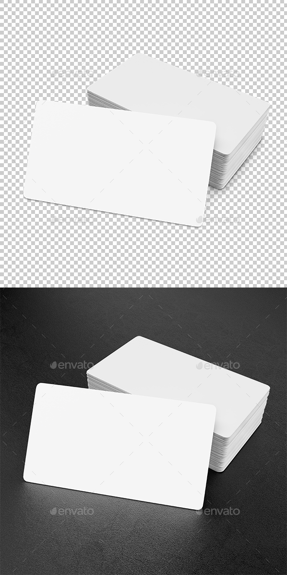 Business Cards - Objects 3D Renders