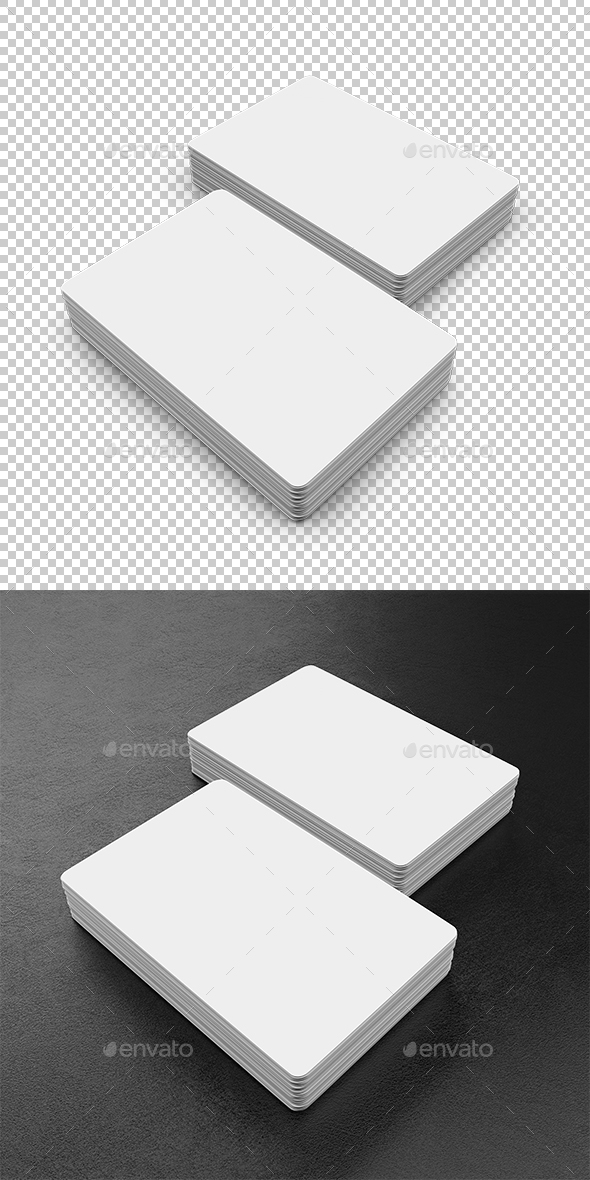 Business Cards - Objects 3D Renders
