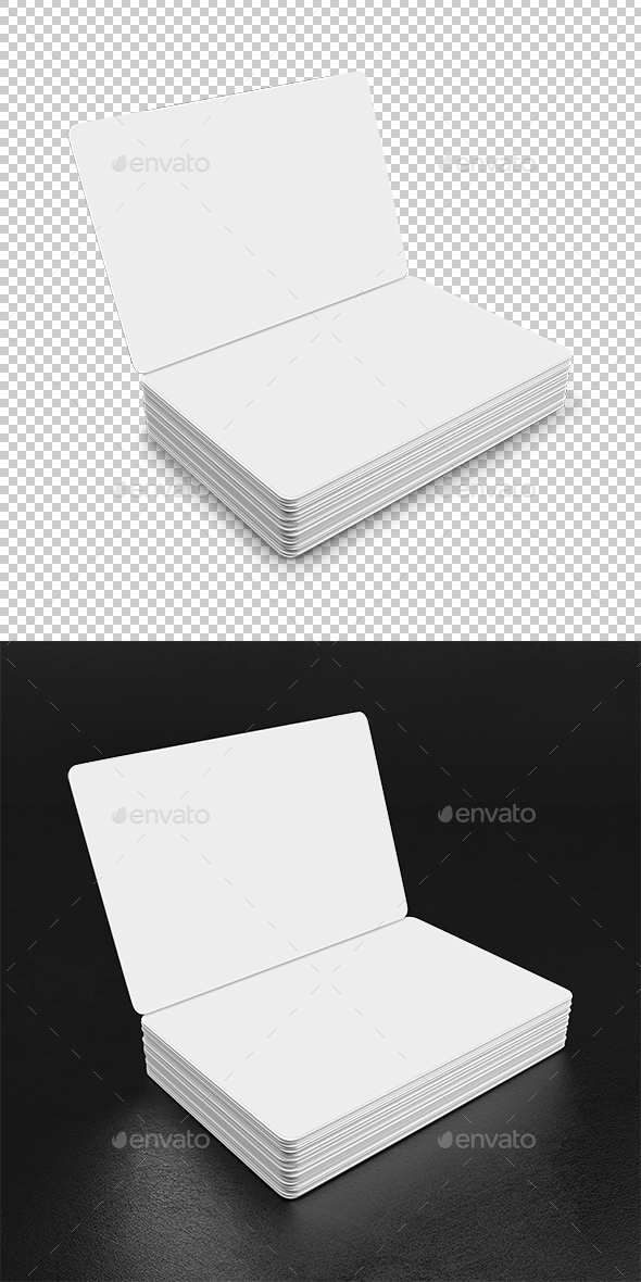 Business Cards - Objects 3D Renders