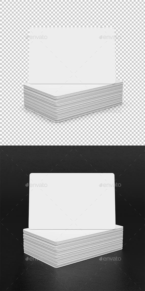 Business Cards - Objects 3D Renders