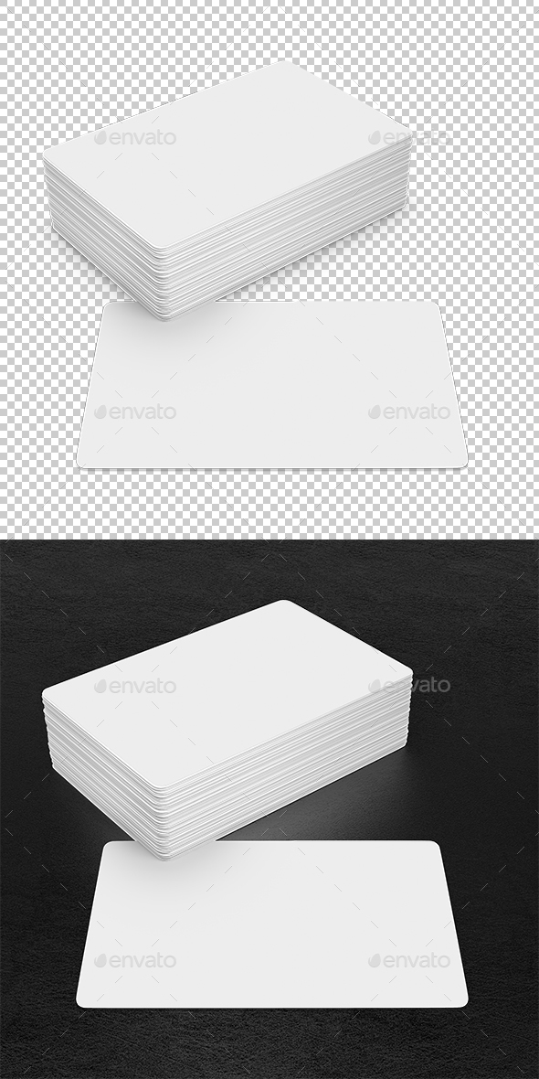 Business Cards - Objects 3D Renders