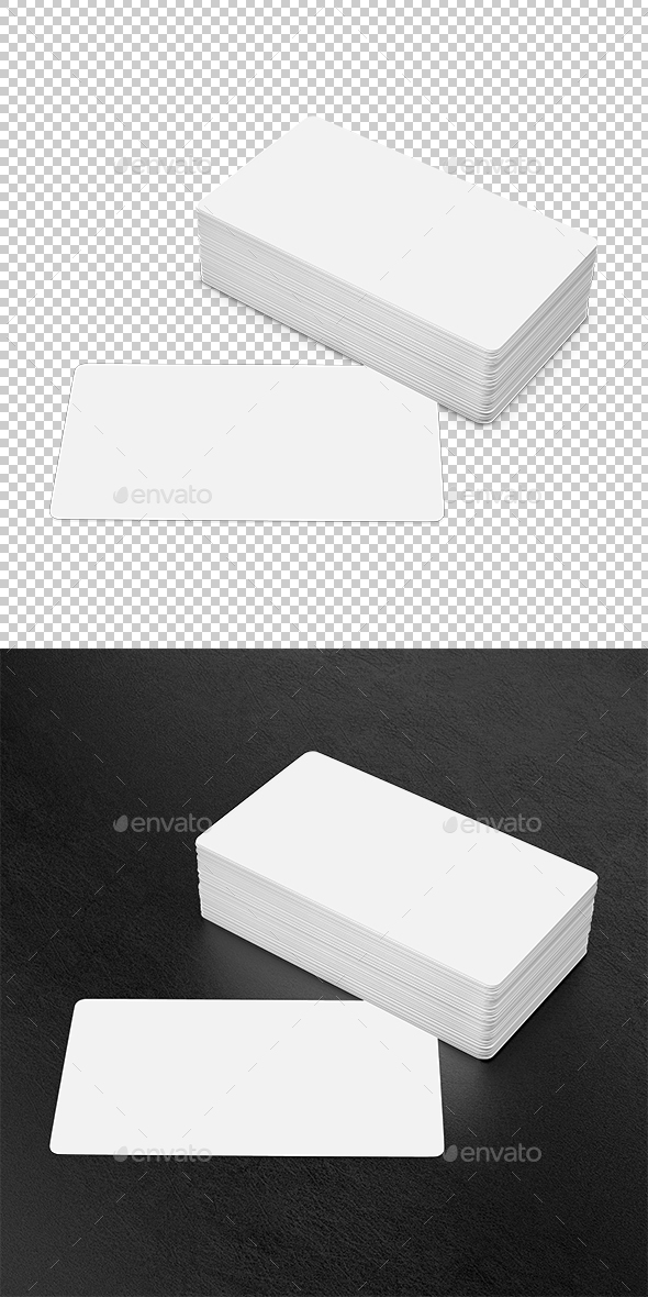 Business Cards - Objects 3D Renders