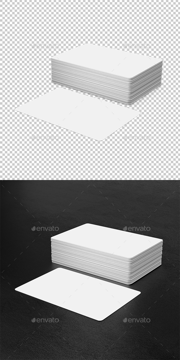 Business Cards - Objects 3D Renders