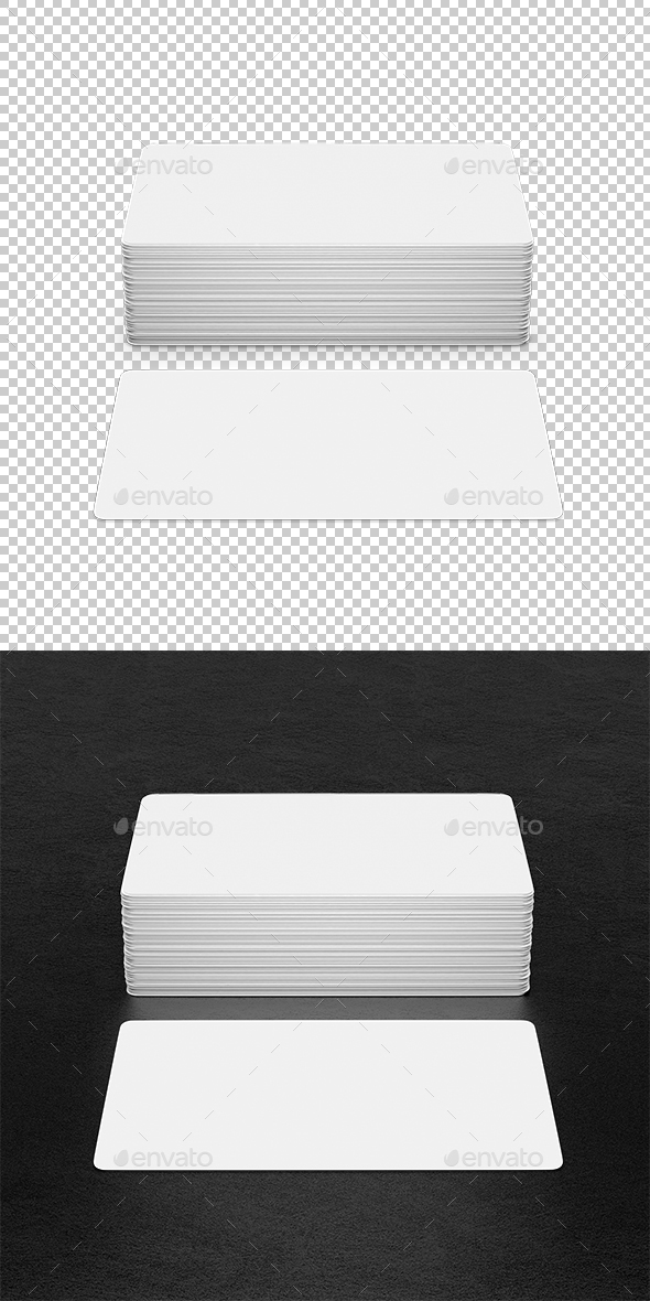 Business Cards - Objects 3D Renders
