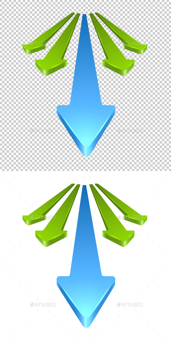 3D Arrows - Concepts Business