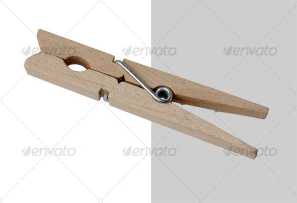 Clothes Peg - Home & Office Isolated Objects