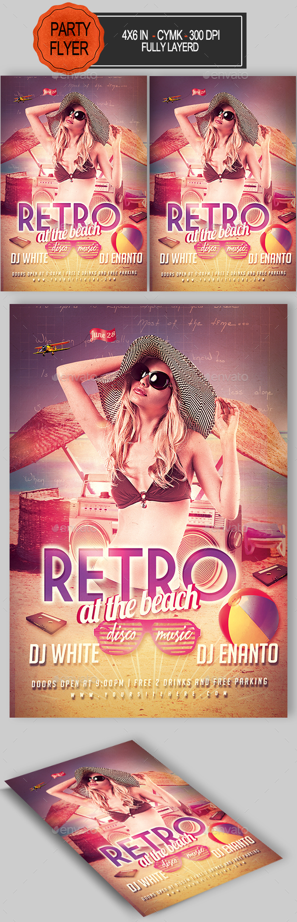 Summer Retro Flyer