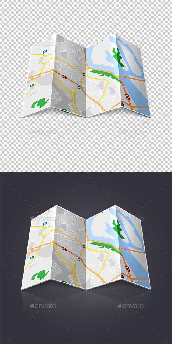 Travel Map - Miscellaneous Conceptual