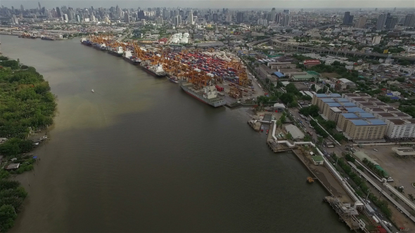 Aerial View Above the Dockyard 12 alt
