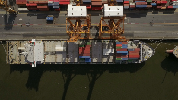 Aerial View Above the Dockyard 07 alt