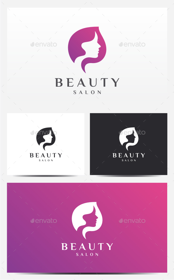 Beauty Salon Logo - Humans Logo Templates
