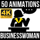 Business Woman Animations - VideoHive Item for Sale