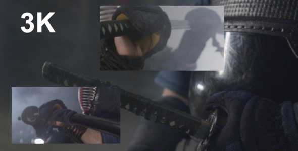 Samurai Drew His Sword From Its Scabbard alt