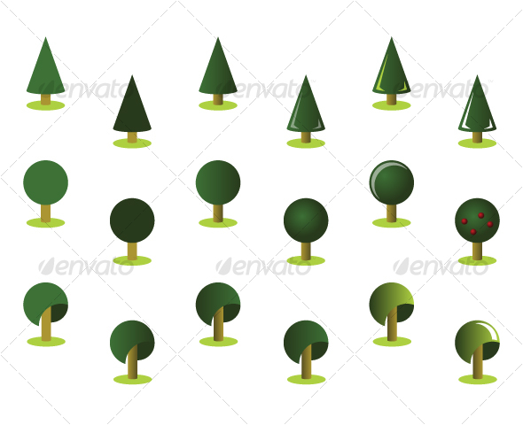 Cutrees - Tree pack - Organic Objects Objects