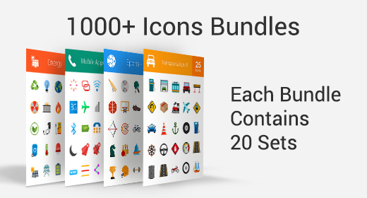 1000+ Icons Bundle