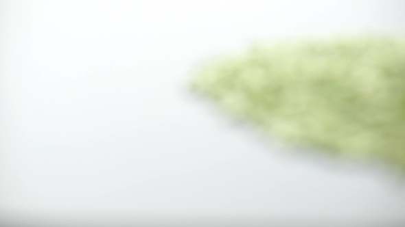 Pile Of Green Peas And a Girl Hand alt