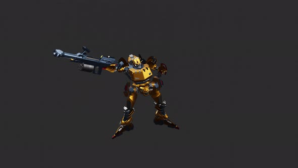 Robot in action with grab and slam style alt