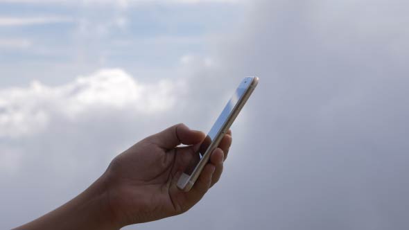 Smartphone Sky Background