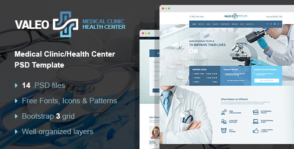 Valeo - health - ThemeForest 16794765