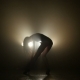 Silhouette Of a Girl Dancing On The Background Lights.  - VideoHive Item for Sale