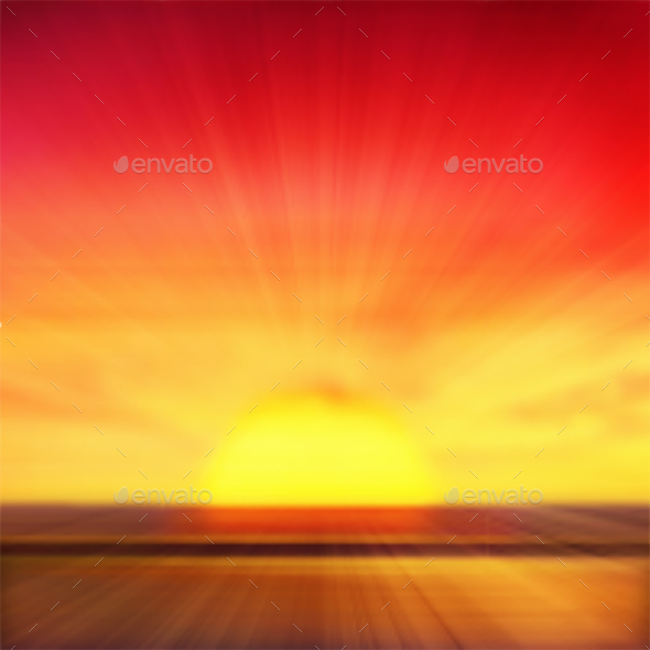 Sunset Background - Landscapes Nature