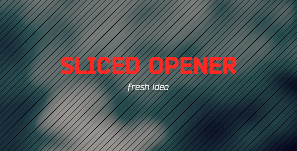 Sliced Opener - VideoHive 16802185