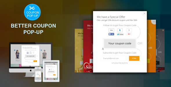 PrestaShop Module Like, Follow, Subscribe for get Discount, Vouchers, Coupon, Promotion (Pop-up) - CodeCanyon Item for Sale