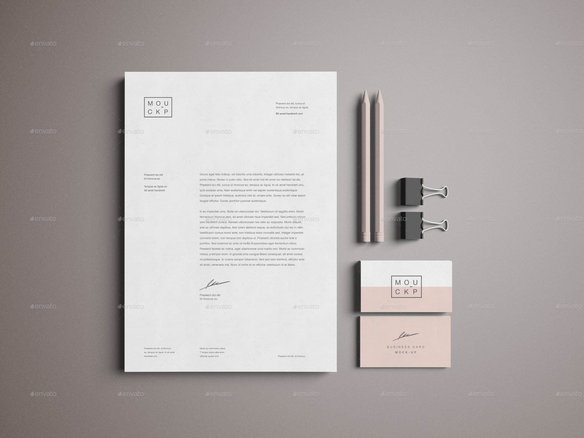 Download Stationery & Branding Mockup by blugraphic0 | GraphicRiver