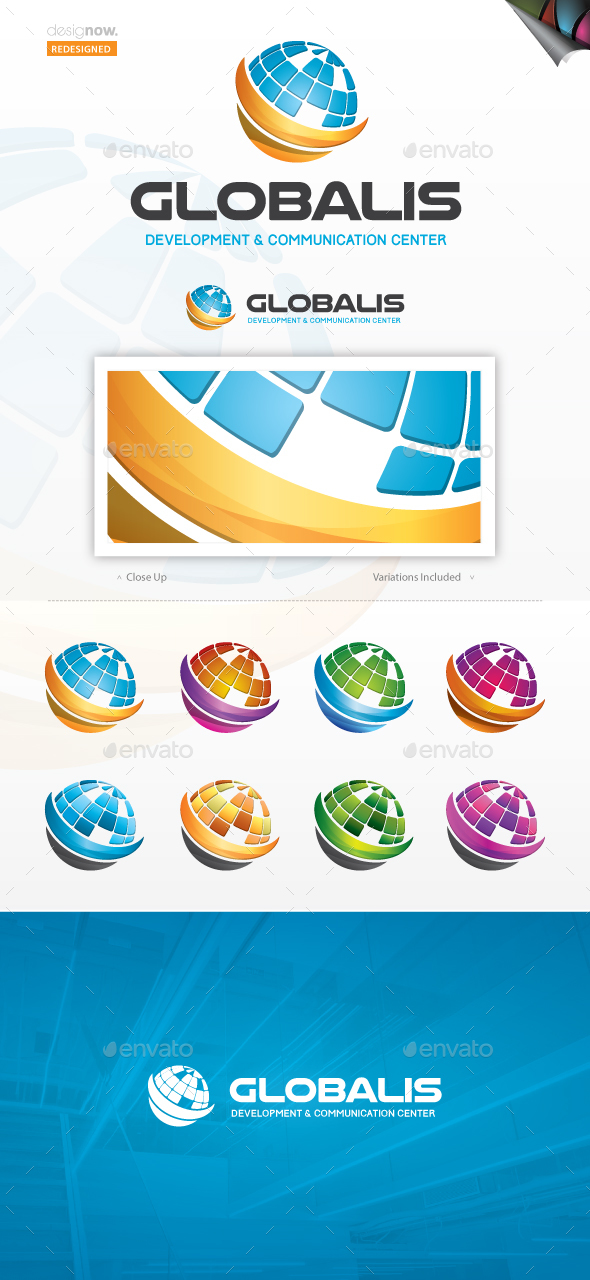 Global Data Logo - Symbols Logo Templates